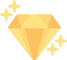 design de ícone criativo de diamante vetor