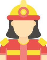 design de ícone criativo de bombeiro vetor