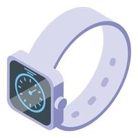 vetor isométrico do ícone do smartwatch. relógio inteligente