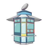 ícone de quiosque de loja de rua, estilo cartoon