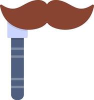 design de ícone criativo de bigode vetor