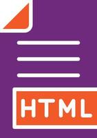 ilustração de design de ícone de vetor html