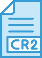 ilustração de design de ícone de vetor cr2