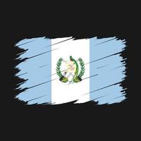 escova de bandeira da guatemala vetor