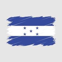 escova de bandeira de honduras vetor