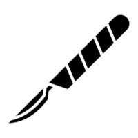 ícone de glifo de cortador de linha vetor