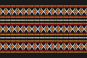 tapete étnico ikat arte padrão. sem costura padrão geométrico étnico ikat em tribal. estilo mexicano. vetor