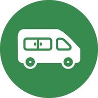 design de ícone de vetor de van de transporte