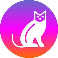 design de ícone de vetor de gato
