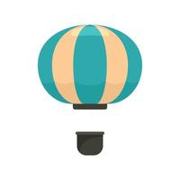 voar ícone de balão de ar vetor plano isolado