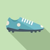 vetor plana de ícone de chuteira de futebol. sapato esporte