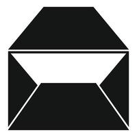 receba o vetor simples do ícone do envelope. carta de correio
