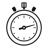 vetor simples do ícone do prazo do cronômetro. relógio de pulso