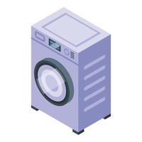 vetor isométrico de ícone de máquina de lavar. equipe de vácuo