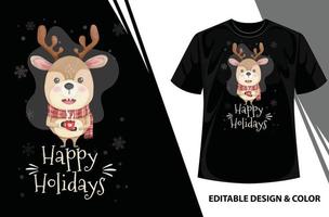 fundo de natal feliz feriado, citação tipográfica relacionada a feriados de inverno, tipografia criativa para camiseta de presente de saudação de feriado, banners, cartazes, ilustração vetorial isolada vetor