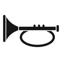 vetor simples do ícone da trombeta do som do carro. auto-serviço