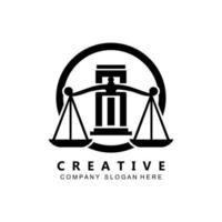 logotipo da lei, vetor de escalas de justiça, design para marcas de casa de penhores, lei, advogado, instituições financeiras