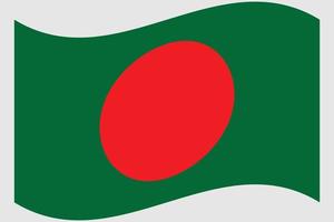 design da bandeira nacional de bangladeshi para o dia vetorial de bangladeshi vetor