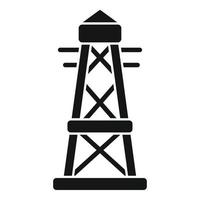 vetor simples do ícone da torre elétrica. recurso inteligente