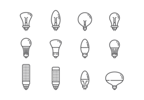 Ícone de luzes LED Vector