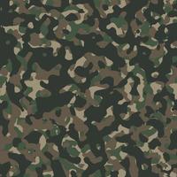 padrão sem emenda de vetor de camuflagem do exército. a camuflagem militar de textura repete o fundo de design do exército sem costura