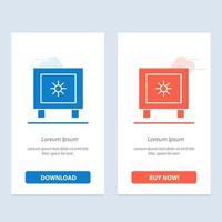 bloqueio de armário logística global azul e vermelho baixe e compre agora modelo de cartão de widget da web vetor