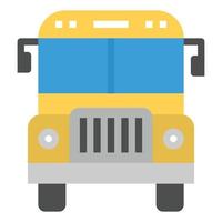 vetor de símbolo de ícone de ônibus escolar