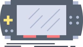 vetor de ícone de cor plana para jogos de dispositivo de console psp
