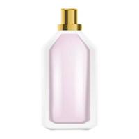 ícone de frasco de perfume cosmético, estilo realista vetor