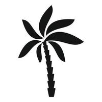 vetor simples de ícone de planta de palma. Coqueiro