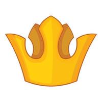 ícone da coroa da rainha, estilo cartoon vetor