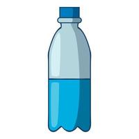 garrafa de ícone de água, estilo cartoon vetor