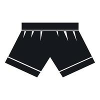 ícone de cueca masculina, estilo simples vetor