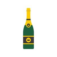 ícone de champanhe, estilo simples vetor