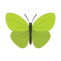 borboleta de inseto com ícone de asas pequenas, estilo simples vetor