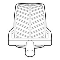 ícone de braçadeira de roda de carro, estilo 3d isométrico vetor