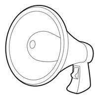 ícone de alto-falante, estilo 3d isométrico vetor