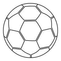 ícone de bola, estilo de estrutura de tópicos vetor