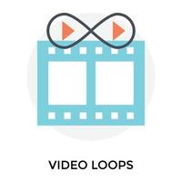 loops de vídeo da moda vetor