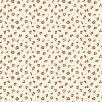 padrão perfeito de pele de leopardo rosa com manchas abstratas desenhadas à mão de imitação de pele de leopardo ou onça. ilustração vetorial de impressão de pele de animal selvagem, repetição de fundo, papel de parede, design têxtil vetor
