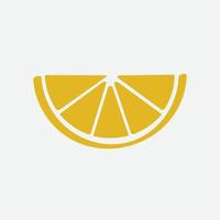 ilustração de design de logotipo de limão, frutas frescas de limão com ilustração vetorial de ícone de ramo e fatia, meio limão, fatia de limão, vetor cítrico