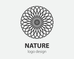 elemento de design do logotipo do redemoinho. empresa de logotipo de vetor. vetor