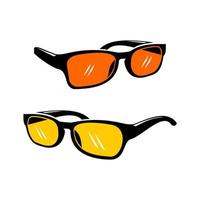 design vetorial de óculos de sol vetor