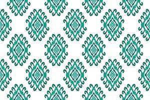 bela arte étnica ikat. padrão sem emenda em tribal. impressão de ornamento geométrico asteca. vetor