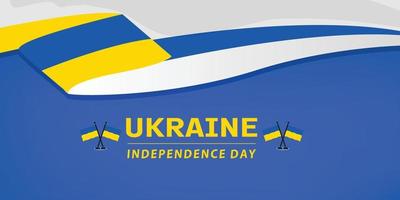 ilustração em vetor do dia da independência da ucrânia.