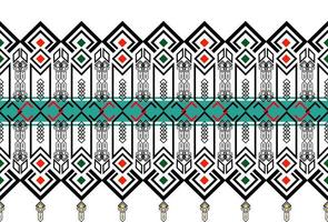 o conceito de padrão de tecidos étnicos da tribo é usado para vestuário,fundo,alta tecnologia,tapete,papel de parede,vestuário,embrulho,batik,tecido,ilustração vetorial. estilo bordado. vetor
