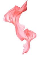 textura de cetim voador rosa em ilustração 3d vetor