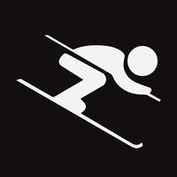 pessoa andando de snowboard. snowboarder em ilustração vetorial de ação. esportes radicais de inverno. emblema de snowboard. logotipo do clube esportivo. equipamento de snowboard. vetor