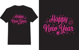 Design de camiseta 2023, design de camiseta de ano novo 2023 vetor