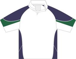 modelo de design esportivo de camiseta para camisa de futebol. uniforme esportivo em vista frontal. camiseta simulada para clube esportivo. ilustração vetorial vetor